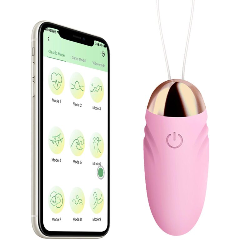 Bluetooth App-Controlled Love Egg with 9 Modes – G-Spot Vibrating Bullet