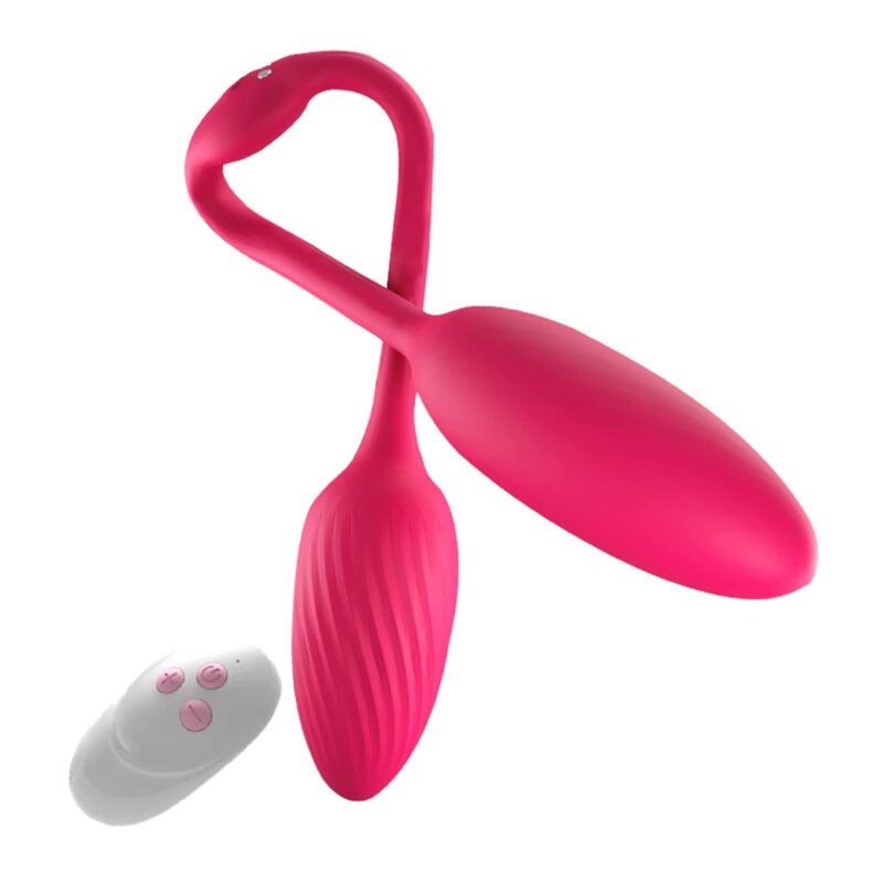 Remote-Controlled Dual Motor Dildo – G-Spot, Clit & Anal Toy for Lesbian Couples(Type-A)