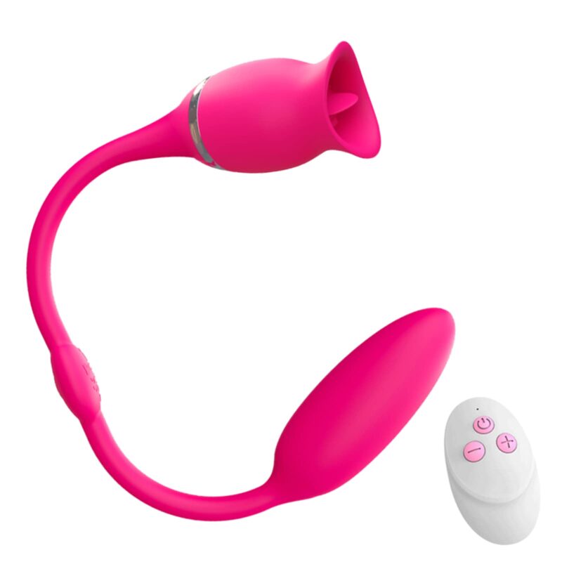 Remote-Controlled Dual Motor Dildo – G-Spot, Clit & Anal Toy for Lesbian Couples(Type-C)