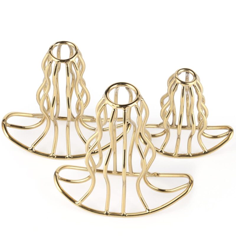 Hollow Metal Anal Plug Set (3 Sizes) for Prostate & Enema Play