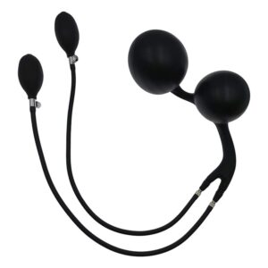 Fullness & Bliss: Double Ball Inflatable Butt Plug for Intense Thrills