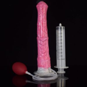 28.5cm Squirting Horse Dildo with Suction for Extreme Fantasy Play