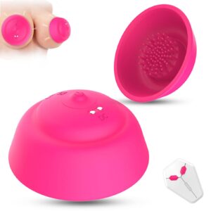 10-Mode Remote-Controlled Nipple Vibrator for Women & Couples – Red Set