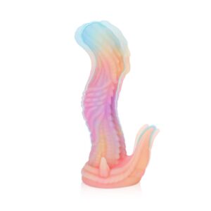 Glow-in-Dark Monster Dildo Butt Plug Powerful Suction Anal Pleasure