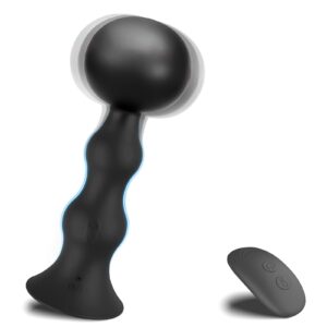 Inflatable Anal Sex Toy G-Spot Vibrator for Men Women Couples SM