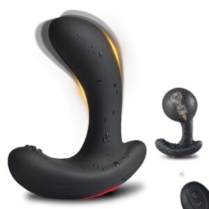 Remote Control Butt Plug Air Pump 10 Vibe Inflatable Tunnel Plug