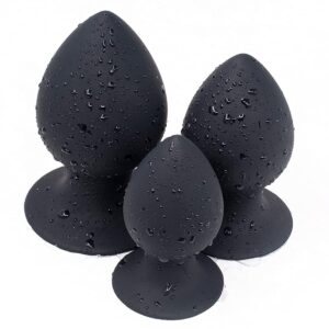 Progressive Butt Plug Set for Anal Training & Pleasure（S/M/L/XL ）