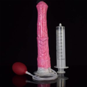 Long Suction Dildo with Water Spray for G-Spot & Anal Training