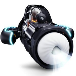 Auto Thrusting Heated Masturbator Cup with 10 Thrust Modes & 5 Suction Levels