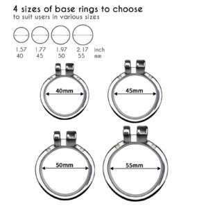 metal silicone chastity cage cock set dildo lock feature detail graphic