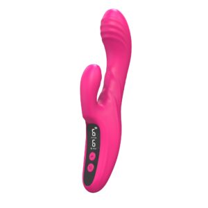 10-Mode Clitoral & G-Spot Vibrator with LED Display & IPX7 Waterproof