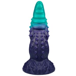 Alien Monster Butt Plug with Suction Cup, G-Spot & Prostate Stimulator, Silicone Fantasy Dildo for Men & Women
