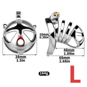 metal steel chastity cage cutout concealed lock ring size chart