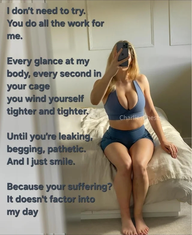 male chastity caption 30