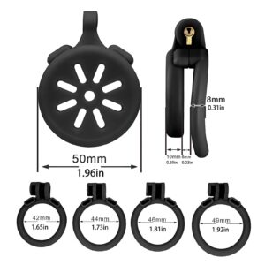 resin chastity cage inverted catheter-flat male urinal angled product view