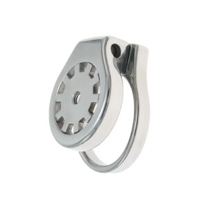 Flat Chastity Cage with Catheter & Hidden Lock for Weight Training