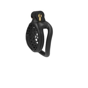pink resin chastity cage mini cage-honeycomb nylon cock ring size chart