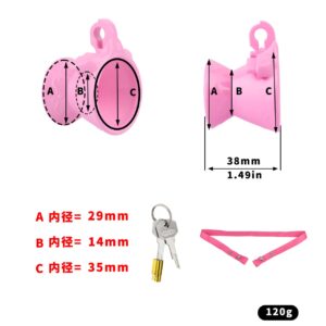 resin chastity cage sissy inverted cage-resin cock wearing guide graphic