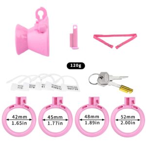 resin chastity cage sissy inverted cage-resin cock feature detail graphic