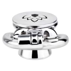 metal steel chastity cage hollow stainless male lock detail close-up