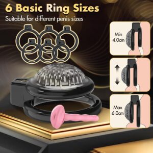 black chastity cage lightweight penis cage-soft tpr detail close-up