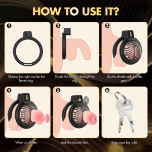 black chastity cage lightweight penis cage-soft tpr angled product view