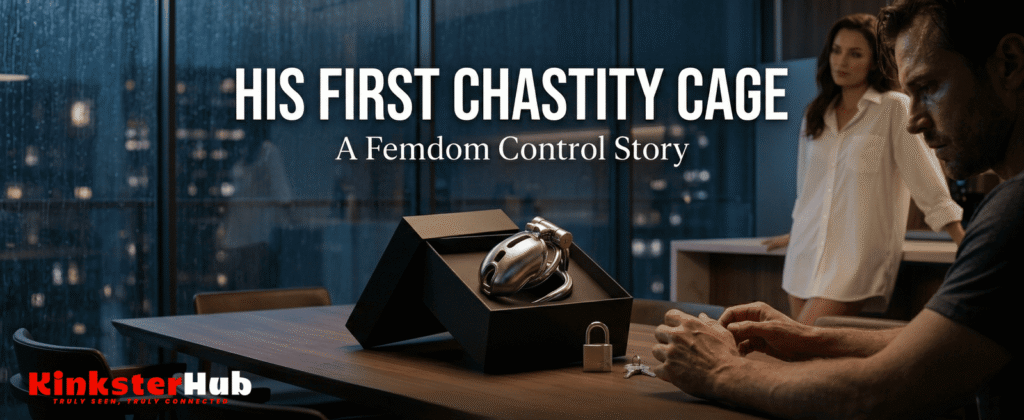 chastity cage on the table