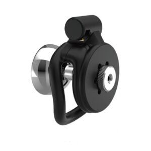 Black Inverted Chastity Cage for Men with Compact Bend Ring Device