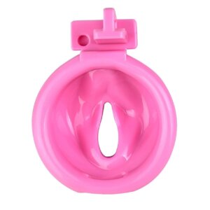 pink chastity cage invisible concealed design support feature detail graphic
