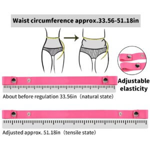 pink chastity cage catheter belt curved rings feature detail graphic