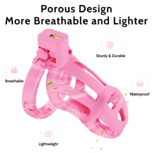 chastity cage lightweight hollow sissy cock back product view