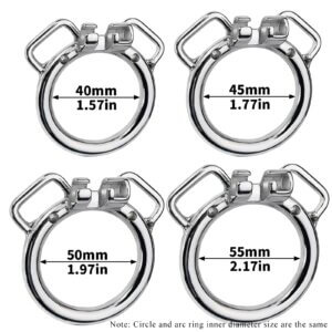 pink silicone chastity cage small inverted sissy removable angled product view