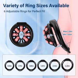 pink chastity cage male tiny sex size back product view