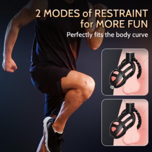Lightweight hollow chastity cage restraint mode examples