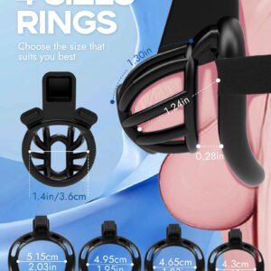 Pink chastity cage ring sizes and keys