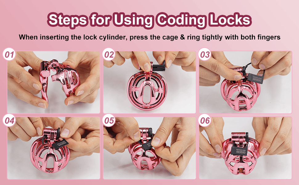 pink chastity cage