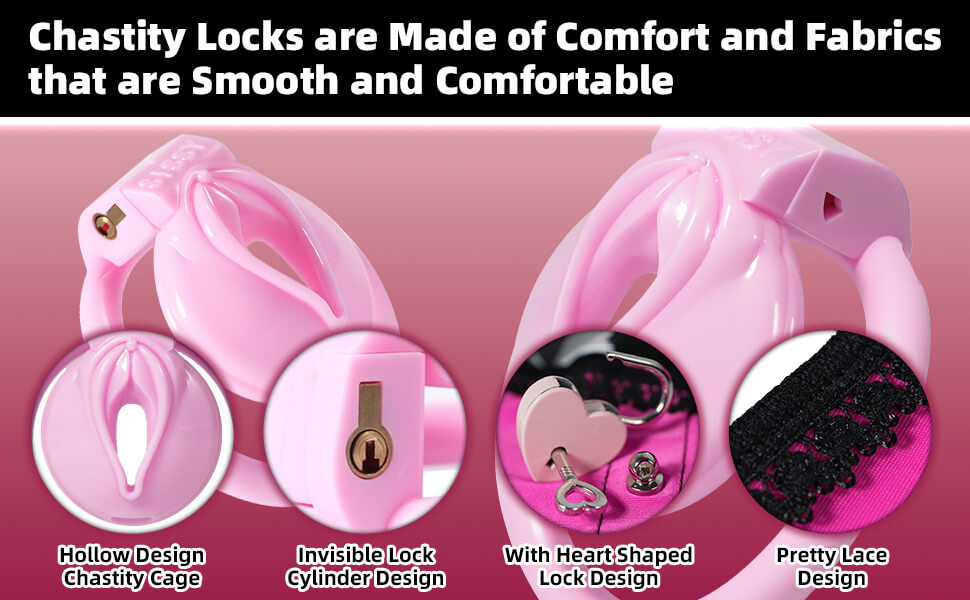Details of the chastity lock