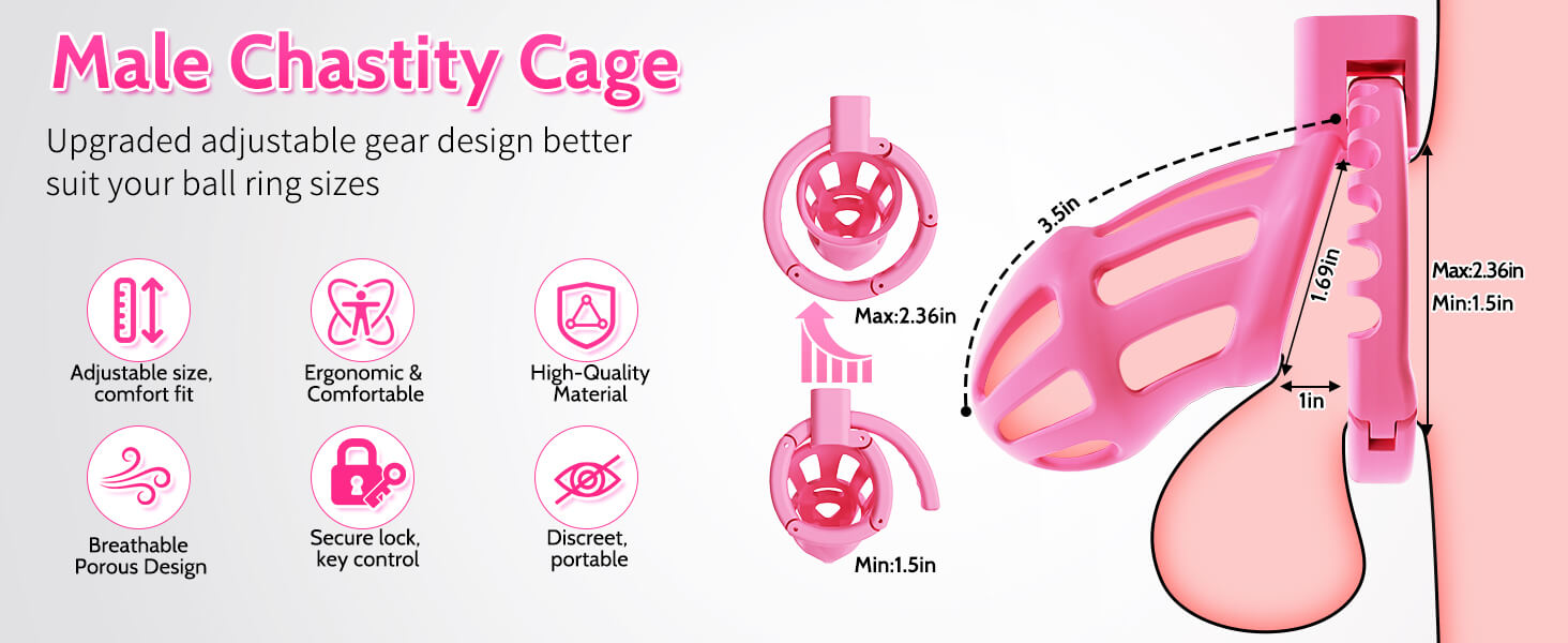 Male Chastity Cage Product Details