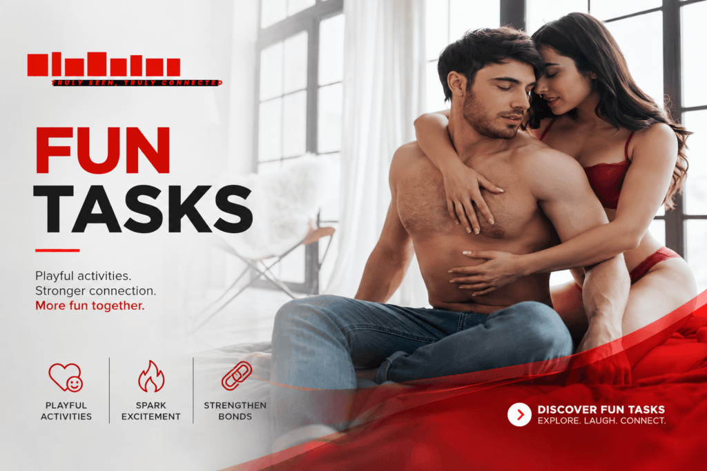 couple exploring fun chastity tasks